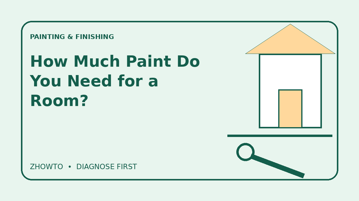 Illustrated guide cover for How Much Paint Do You Need for a Room?